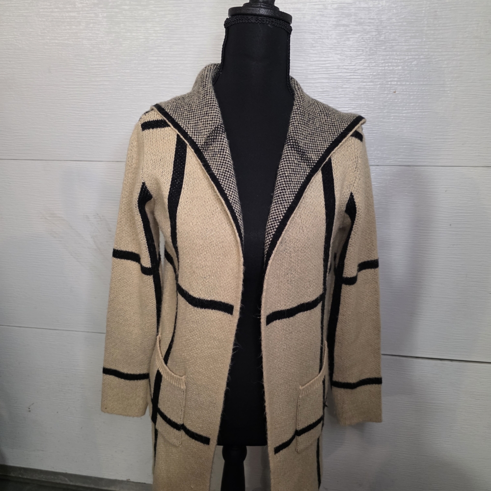 Chic Tan and Black Women's Blazer